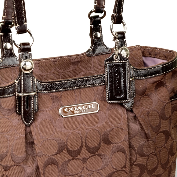 Coach Signature Shoulder Bag - Picture 2 of 8